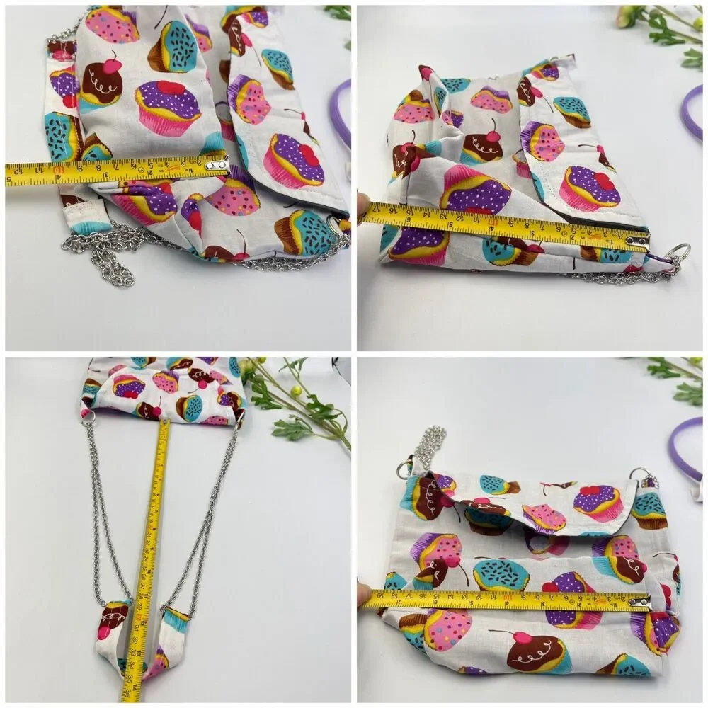 Girls Accessories Cupcakes Purse crossbody Bag & Headband Set